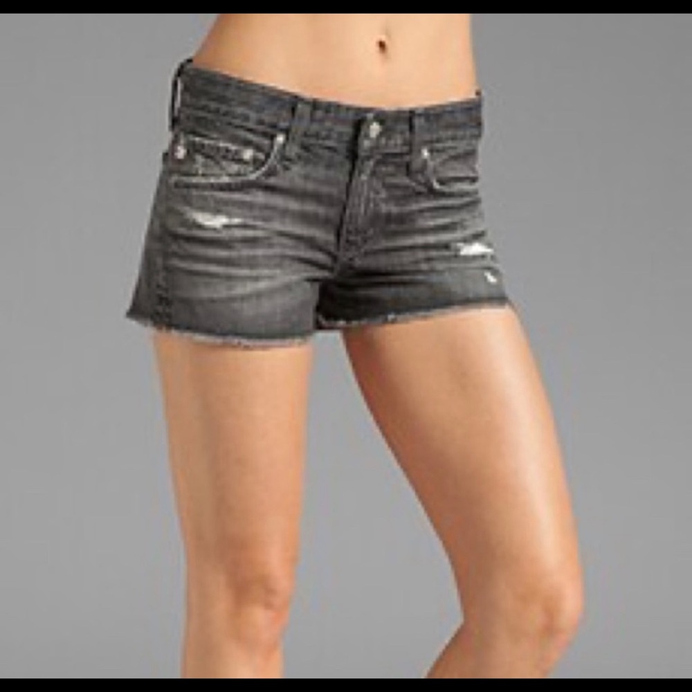 AG Adriano Goldschmied Bonnie Relaxed Denim Shorts sz 25